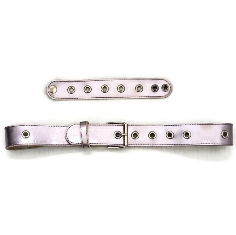 Lavender Shimmer Bracelet and Matching Belt